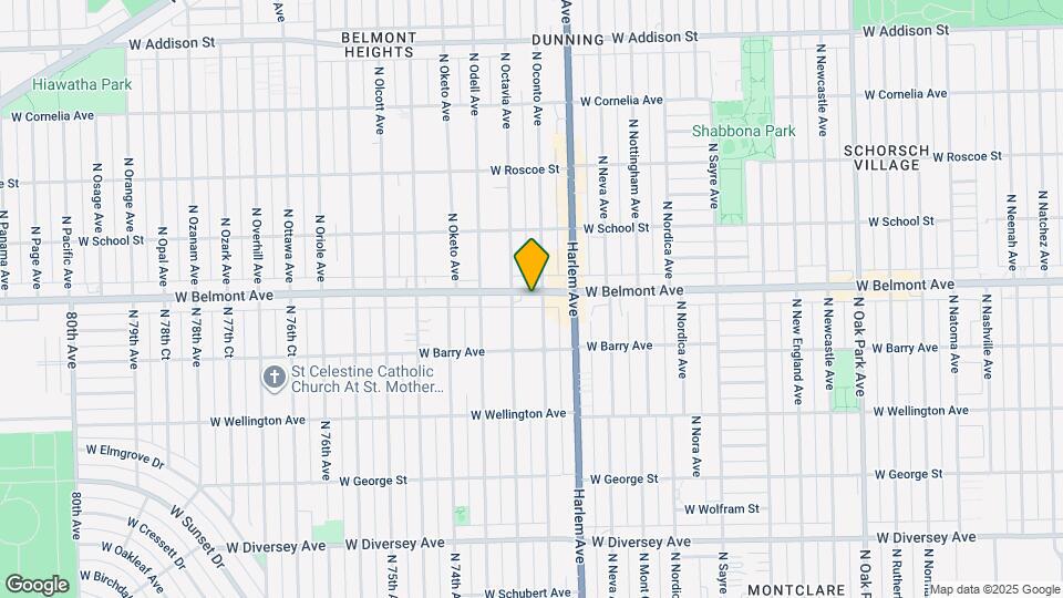 7241 W Belmont Ave Map and Location Details