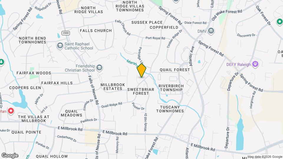 1801 Quail Ridge Rd Mapa y Detalles de la Ubicación
