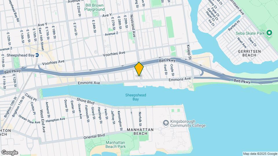 4078 Nostrand Ave Map and Location Details