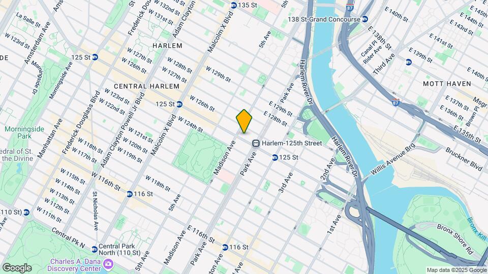 61-63 E 125th St Mapa y Detalles de la Ubicación
