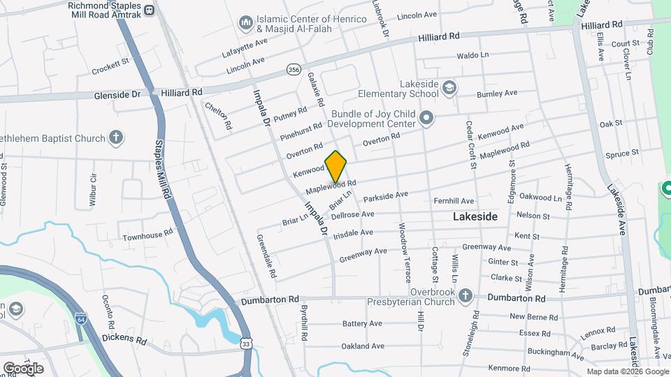 2901 Maplewood Rd Map and Location Details