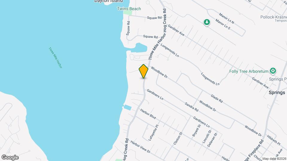 265 Three Mile Harbor Hog Creek Rd Map and Location Details