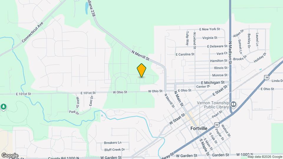 411 Eisenhower St Map and Location Details