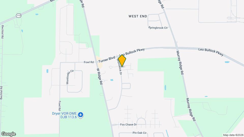 233 Brunswick Dr Map and Location Details