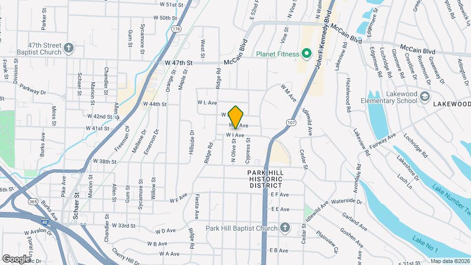 319 W I Ave Map and Location Details