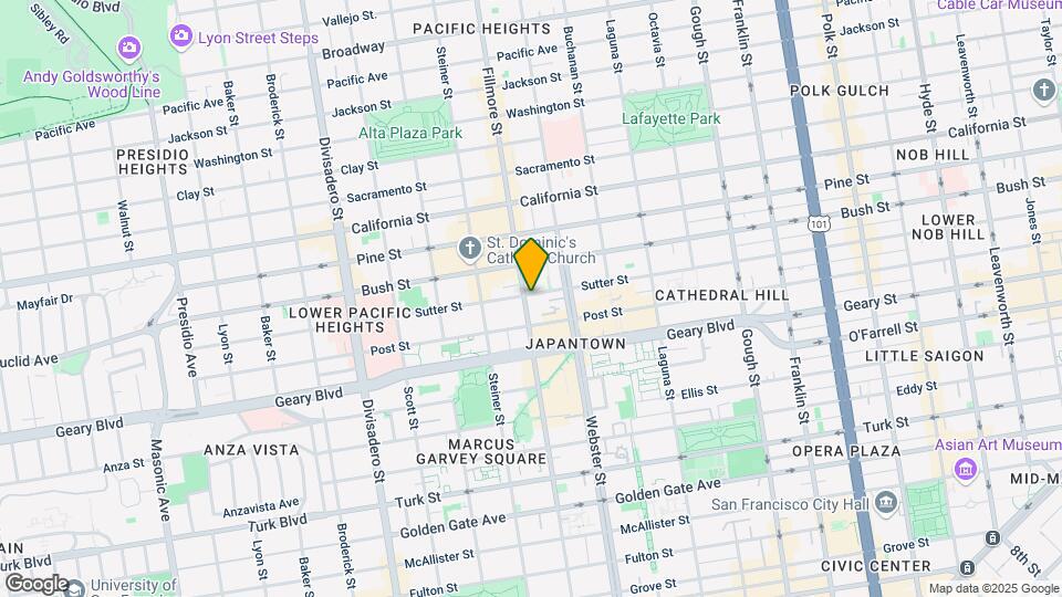 1973 Sutter St Map and Location Details