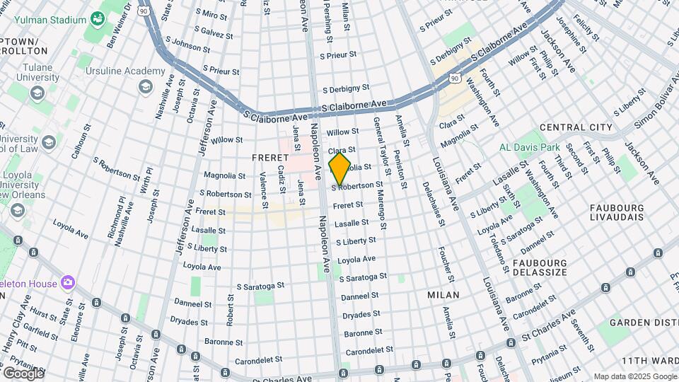 2536 General Pershing St Map and Location Details