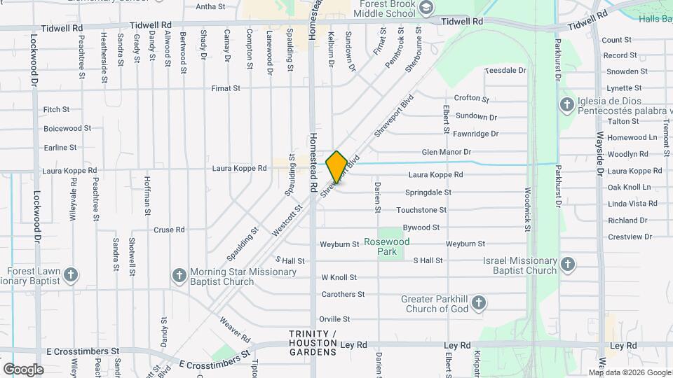 7117 Springdale St Map and Location Details