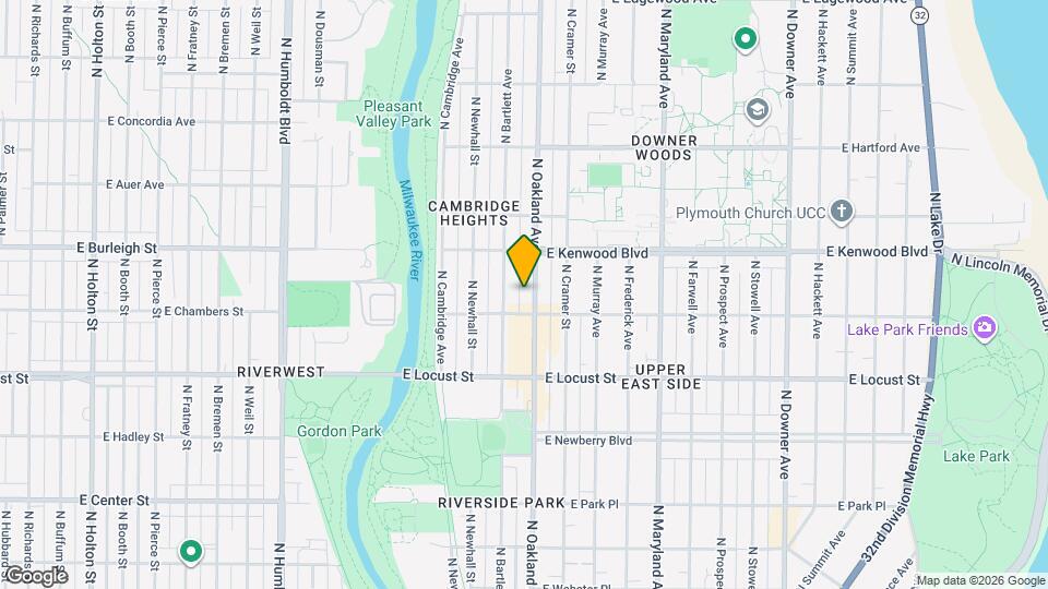 3023 N Oakland Ave Mapa y Detalles de la Ubicación