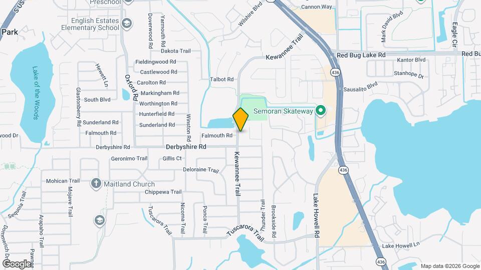 1318 Kewannee Trail Map and Location Details