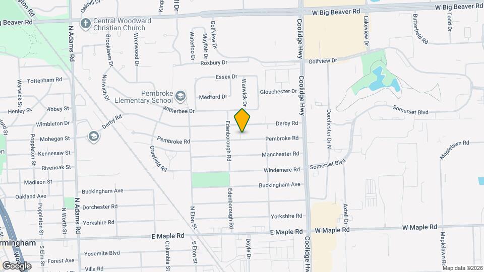 2405 Pembroke Rd Map and Location Details