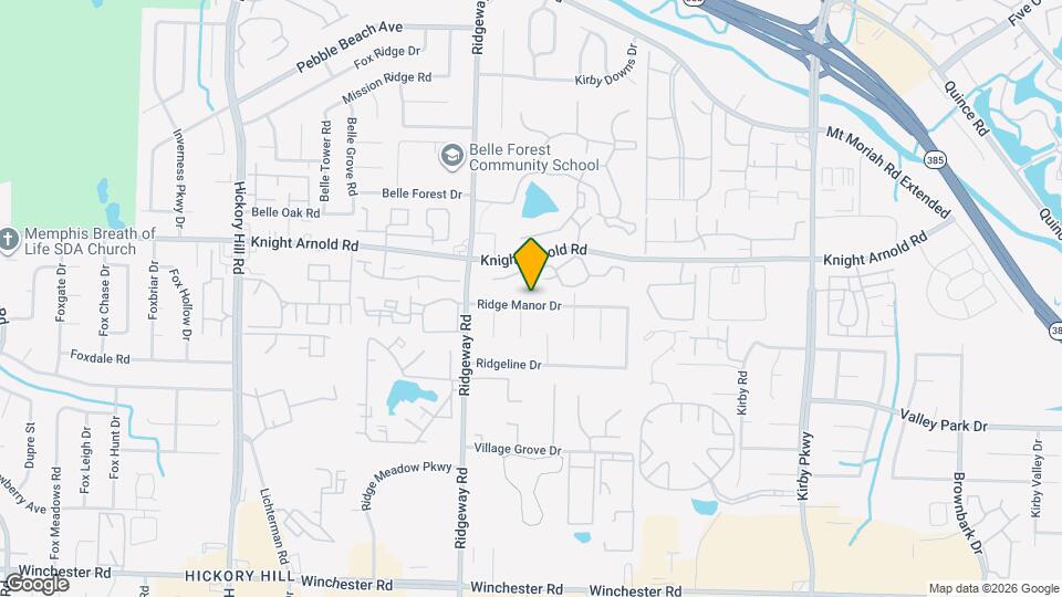 6258 Ridge Manor Dr Map and Location Details