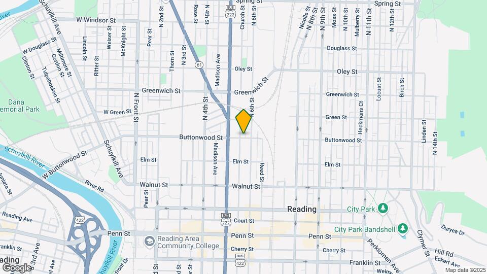 531-539 Buttonwood St Map and Location Details