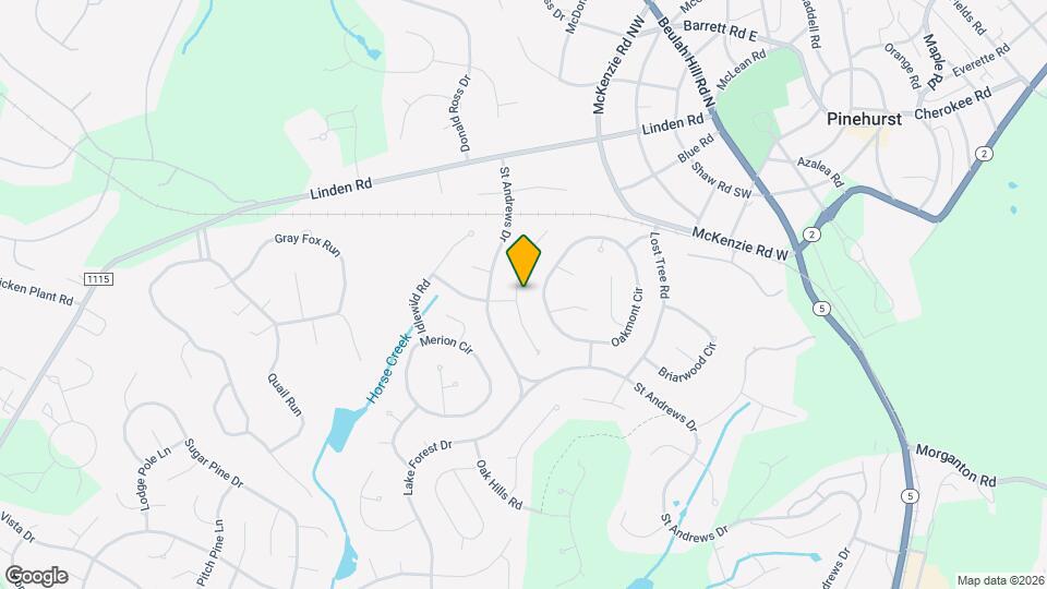 100 Tamarisk Ln Map and Location Details