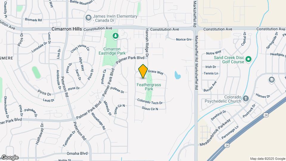7357 Big Prairie Ct Map and Location Details