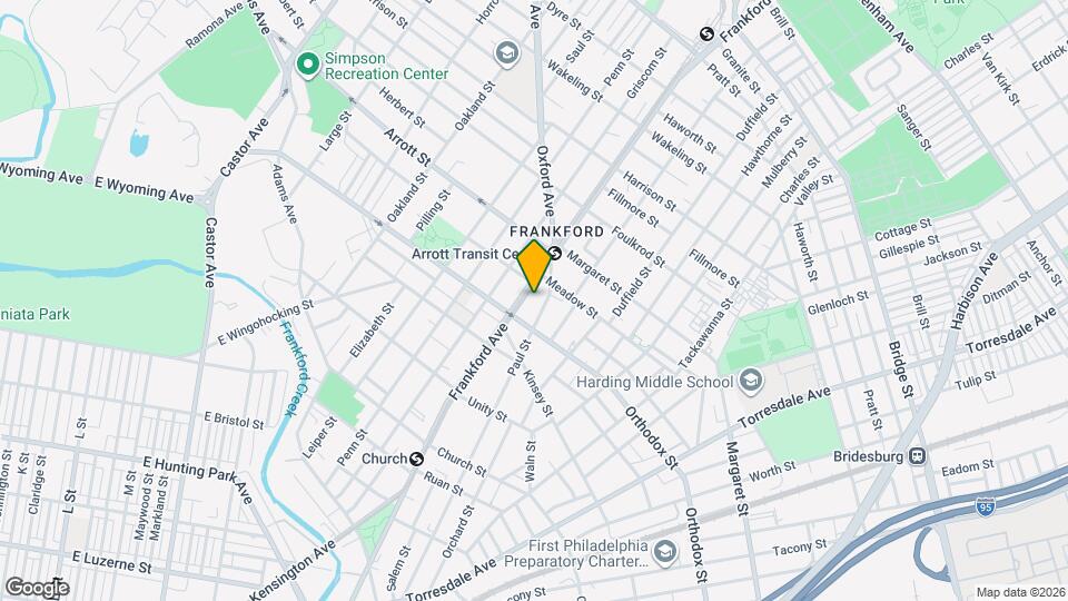 4629 Frankford Ave Mapa y Detalles de la Ubicación