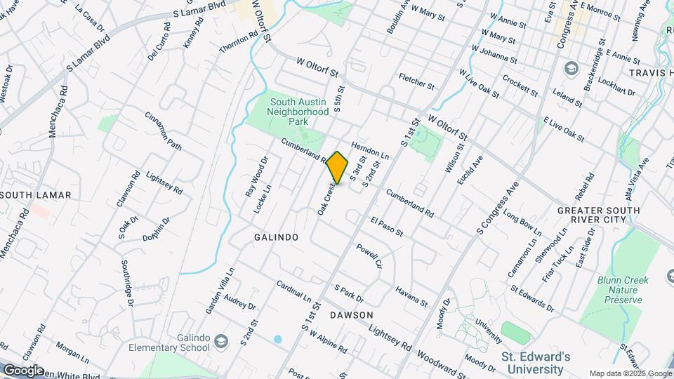 2801 Oak Crest Ave Mapa y Detalles de la Ubicación
