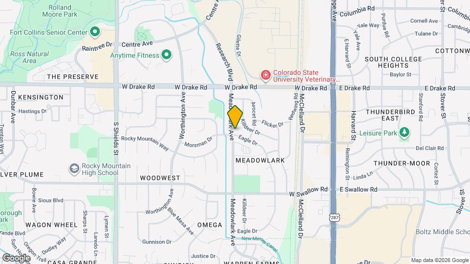 2724 Meadowlark Ave Map and Location Details