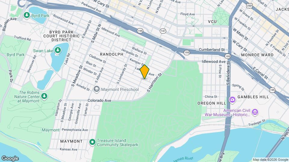 1311 Claiborne St Map and Location Details