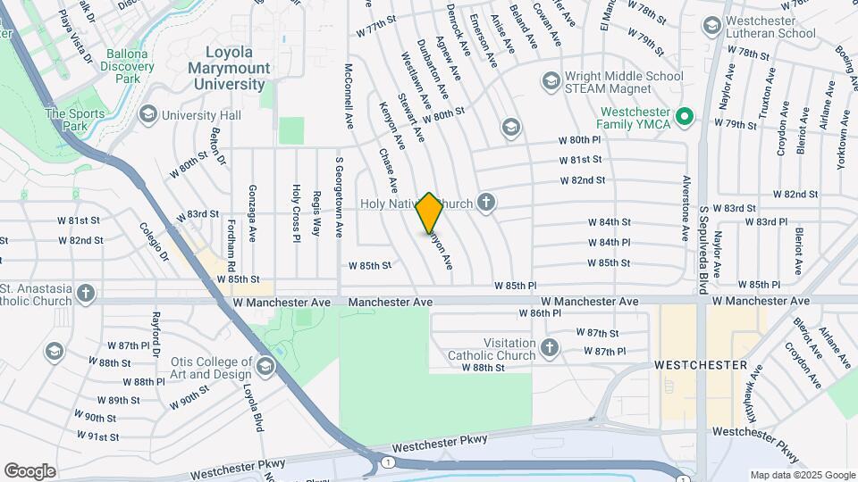 8339 Kenyon Ave Map and Location Details
