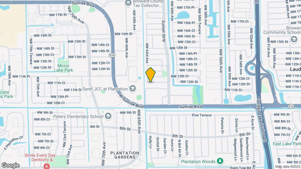 6280 NW 12th St Map and Location Details