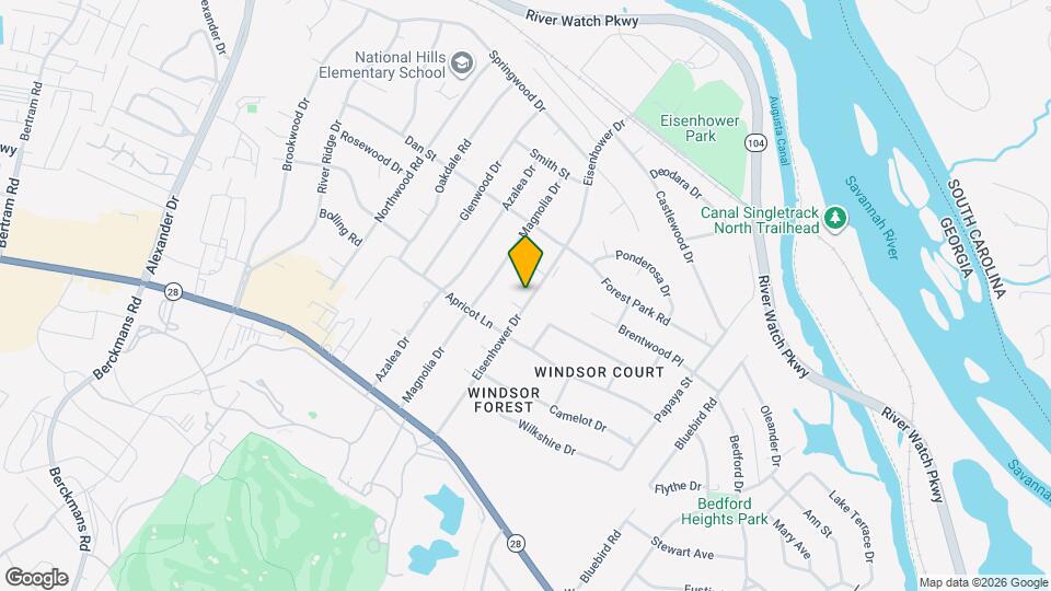 1117 Eisenhower Dr Map and Location Details