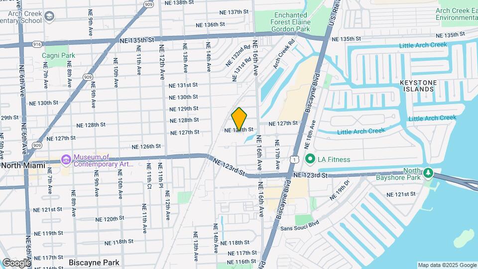 1500 NE 127th St Map and Location Details