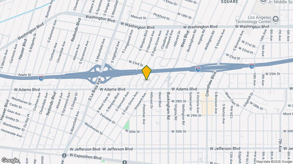 2516 Lucerne Ave Map and Location Details