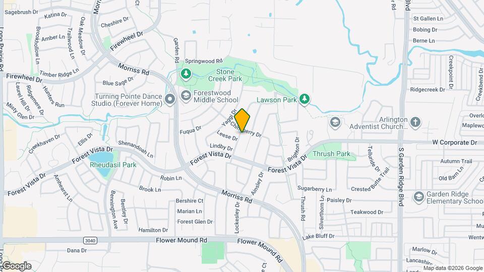 2628 Crepe Myrtle Dr Map and Location Details