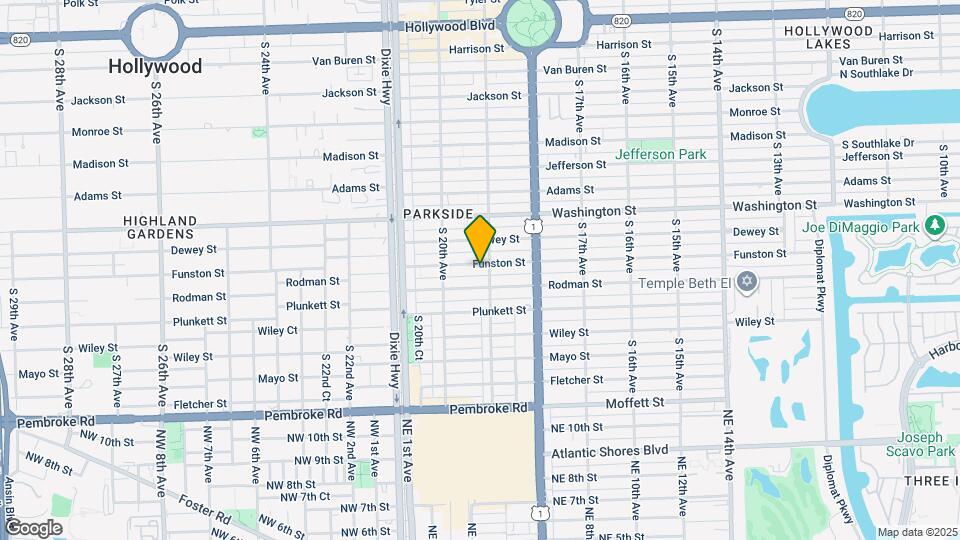 1908 Funston St Map and Location Details
