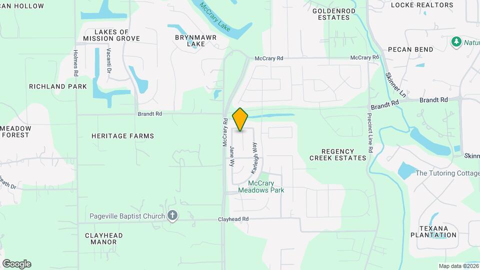 3415 Hardley Meadow Ct Map and Location Details