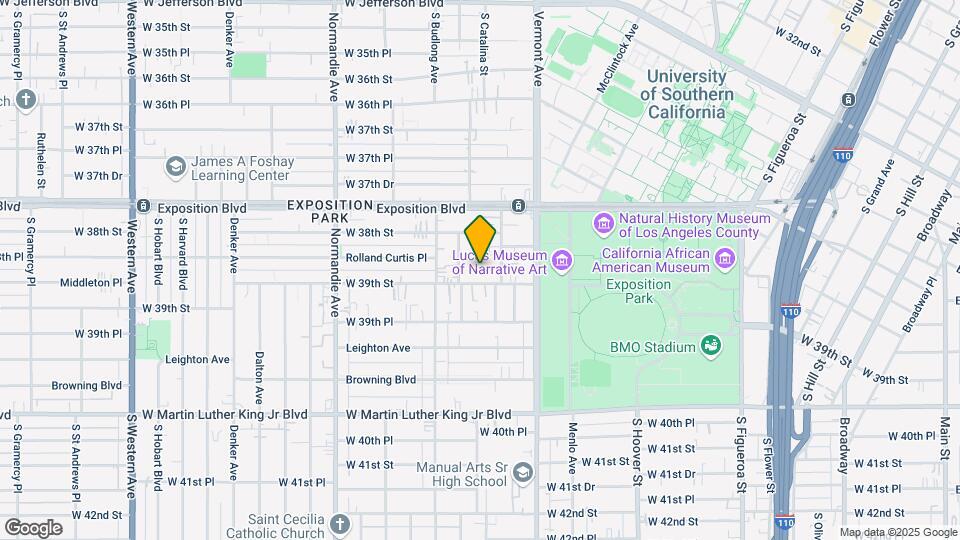 1087 W 39th St Map and Location Details