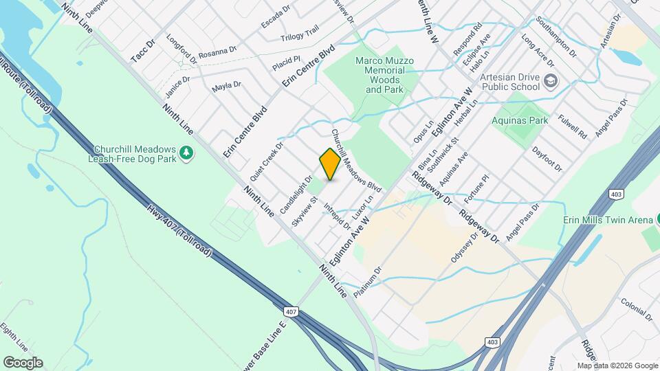 3896 Skyview St Map and Location Details