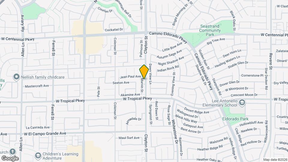 6106 Marvin St Map and Location Details