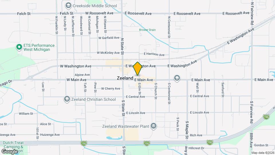 53 E Main Ave Map and Location Details