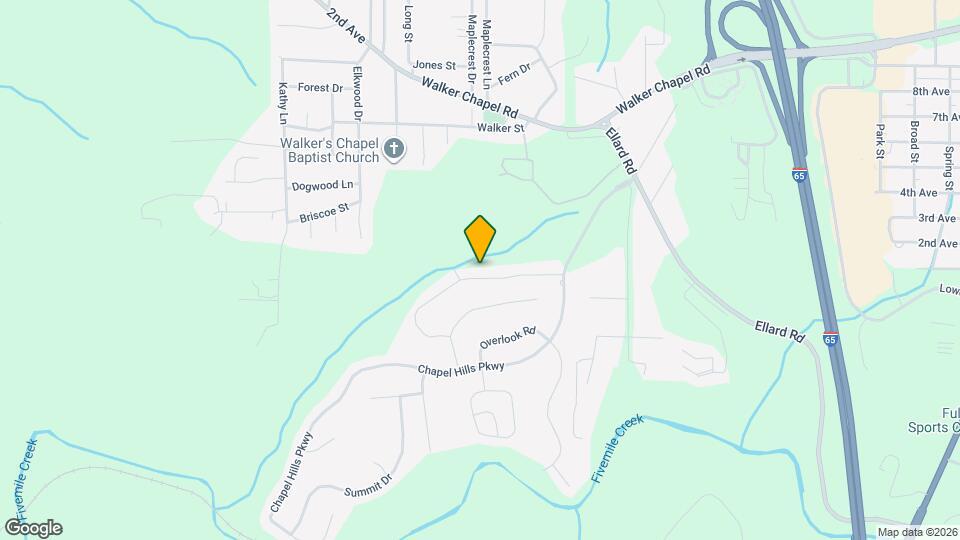 281 Chapel Hill Trail Map and Location Details