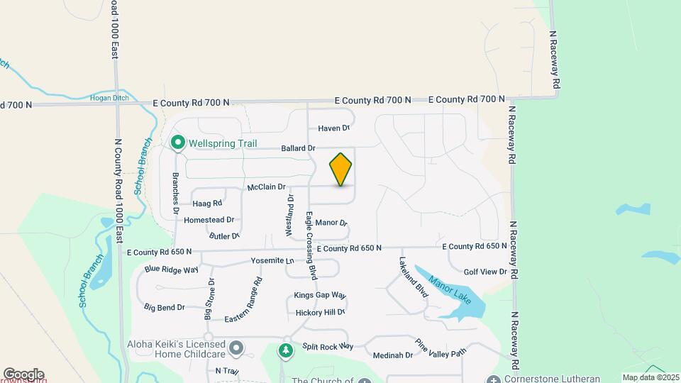 10709 McClain Dr Map and Location Details