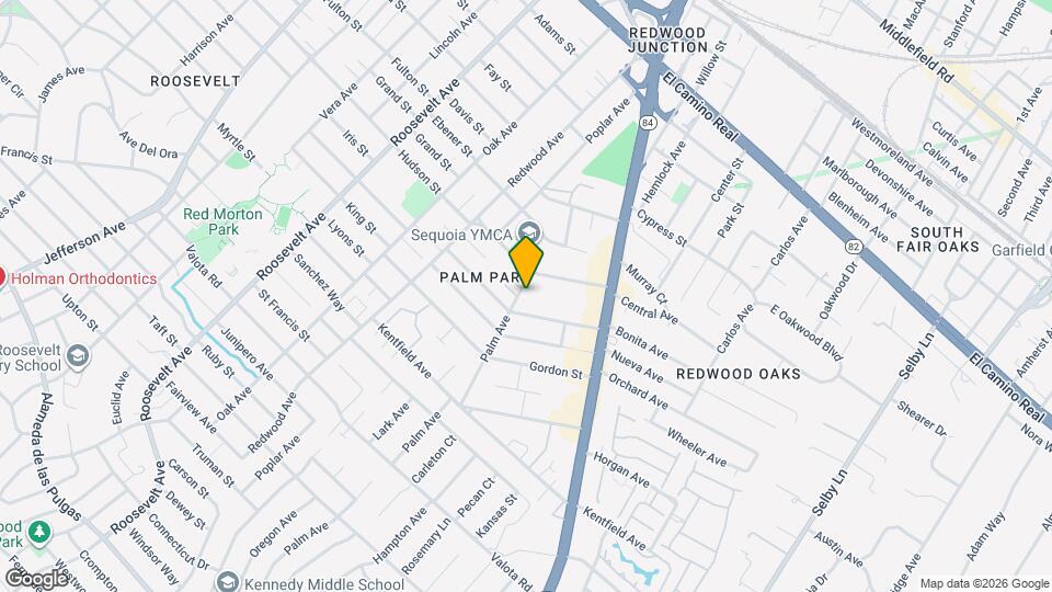 819 Palm Ave, Unit 3 Map and Location Details