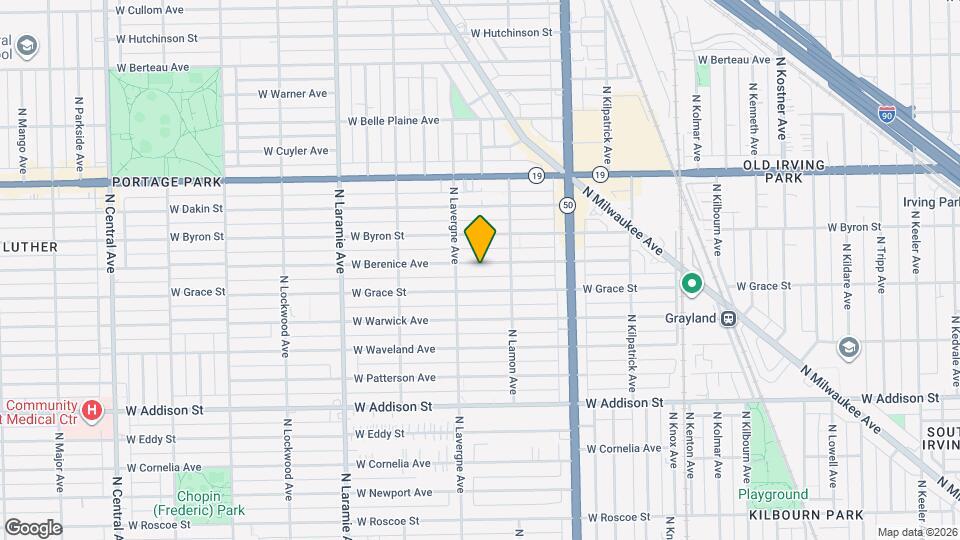 4933 W Berenice Ave Map and Location Details