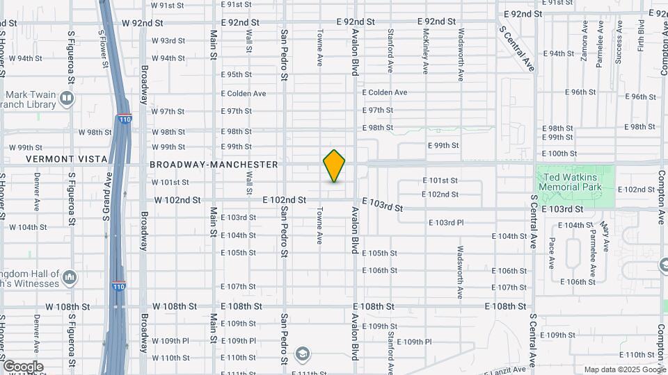 422 E 101st St Mapa y Detalles de la Ubicación