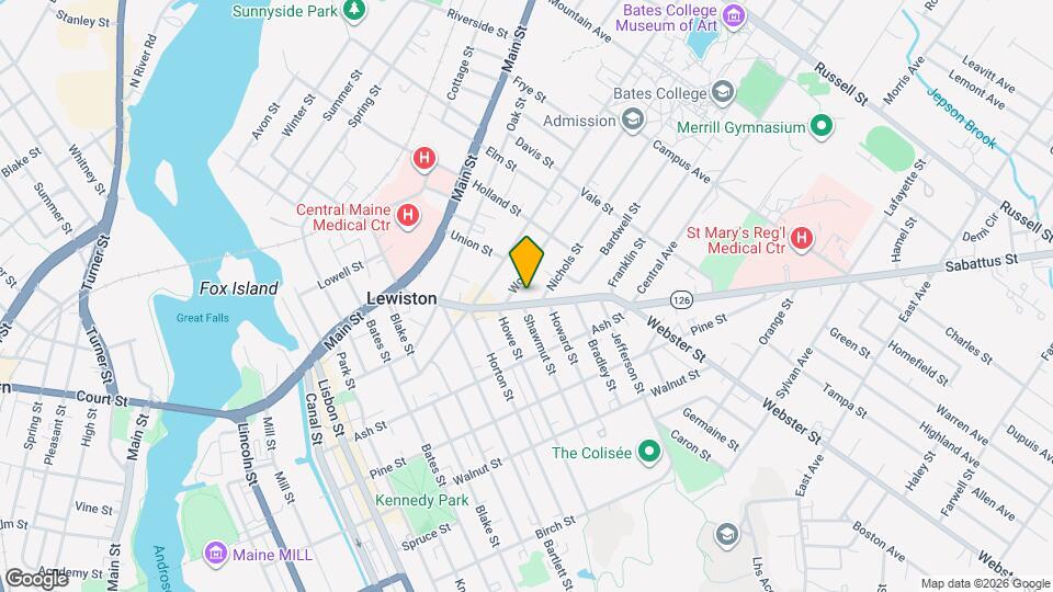 116 Sabattus St, Unit 2 Map and Location Details