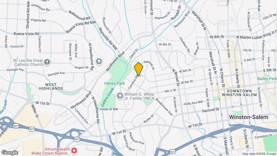 908 Carolina Ave NW Map and Location Details