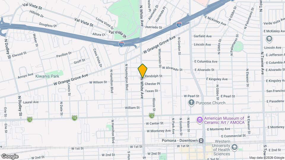 967 N White Ave Map and Location Details