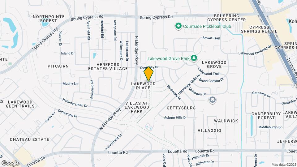 16102 Limestone Lake Dr Mapa y Detalles de la Ubicación