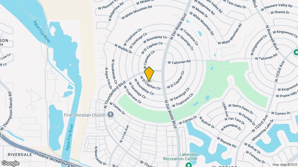 10917 W El Capitan Cir Map and Location Details