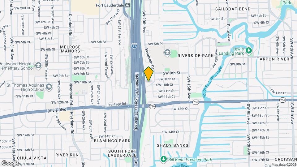 1949 Riverside Dr Map and Location Details