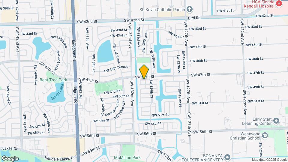 13006 SW 47th Terrace Map and Location Details