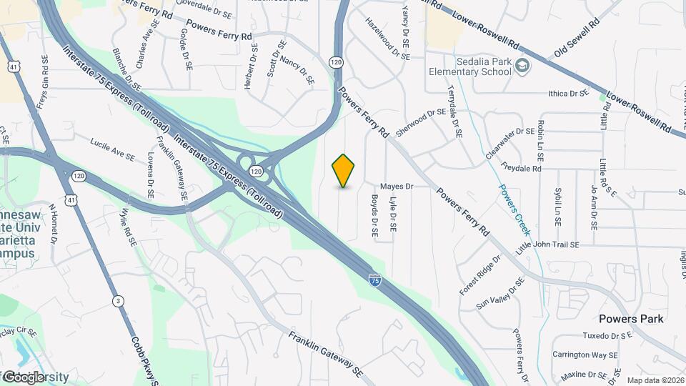 481 Virginia Pl SE Map and Location Details