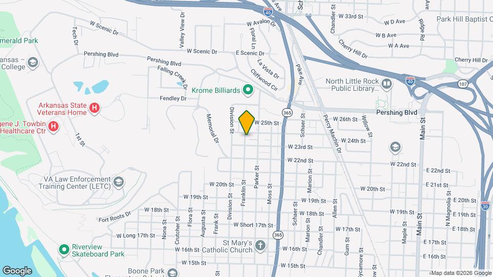 2320 Franklin St Map and Location Details