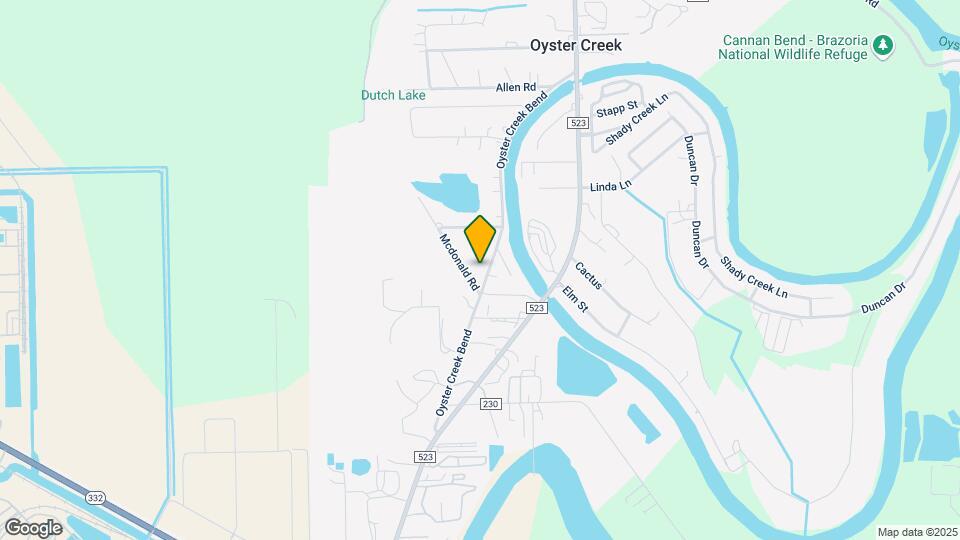 2525 Oyster Creek Bend Map and Location Details